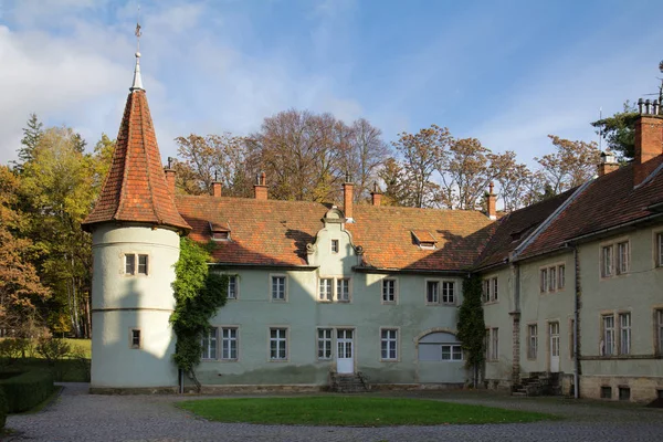 Lovecký Hrad Hrabě Shenborn Kvalitní Vesnici Zakarpattja Ukrajina — Stock fotografie