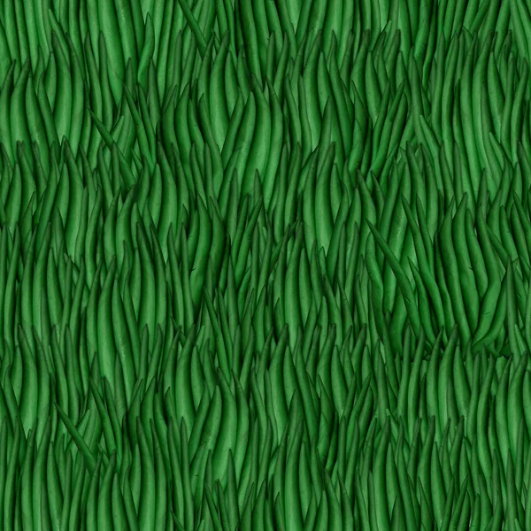 Texture Verte Sans Couture Simulant Pelouse Recouverte Herbe Piquante — Photo