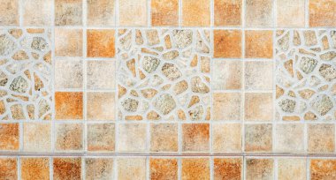 Geleneksel İspanyol dekoratif fayansları, binaların duvarlarında orijinal seramik fayanslar, dekorasyon.