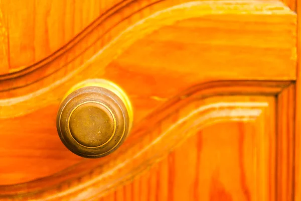 Close Door Handle Decorative Elements Door Decoration Vintage — Stock Photo, Image