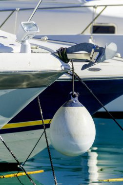 tekne, tekne ekipmanları, deniz güvenliği gövde dışında asılı şamandıra