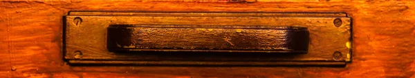 Крупним Планом Дверній Ручці Декоративними Елементами Прикраса Дверей Вінтаж — стокове фото