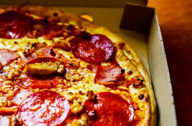 Özel bir ambalaj, lokanta evinizde lezzetli pizza karton, pizza teslim