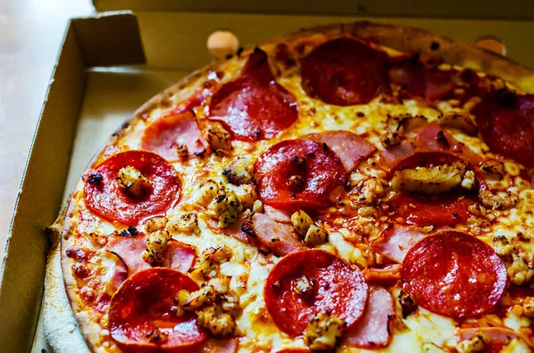 Özel bir ambalaj, lokanta evinizde lezzetli pizza karton, pizza teslim