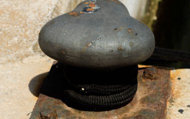 sonrası küçük bir Marina sahildeki demirleme, öğe bağlama için gemi limanda Emanet