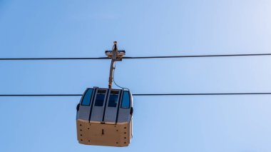 Teleferik gökyüzü, yükseklik ve turistik cazibe, seyahat, taşıma