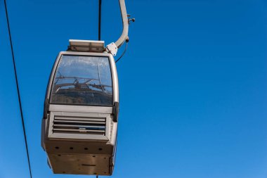 Teleferik gökyüzü, yükseklik ve turistik cazibe, seyahat, taşıma
