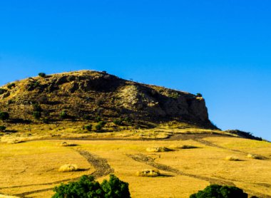 dağ doruklarına Endülüs bölgesi, tipik dağ manzarası, vahşi doğa