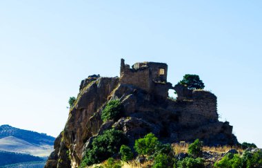 dağ doruklarına Endülüs bölgesi, tipik dağ manzarası, vahşi doğa