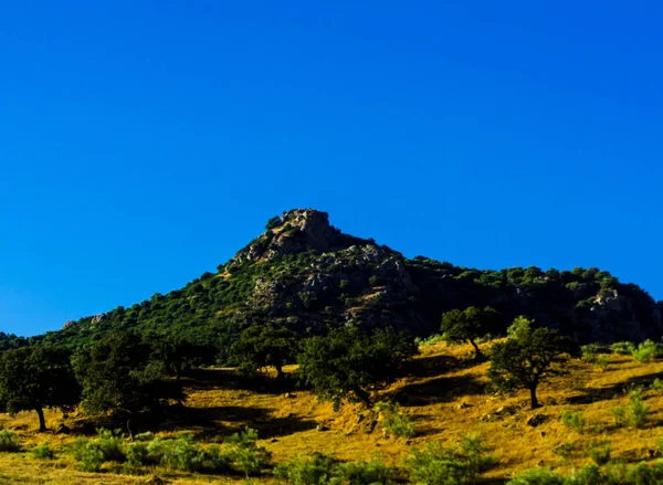 Sommets Montagneux Dans Région Andalouse Paysage Montagneux Typique Nature Sauvage — Photo