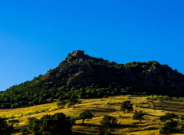 Sommets Montagneux Dans Région Andalouse Paysage Montagneux Typique Nature Sauvage — Photo