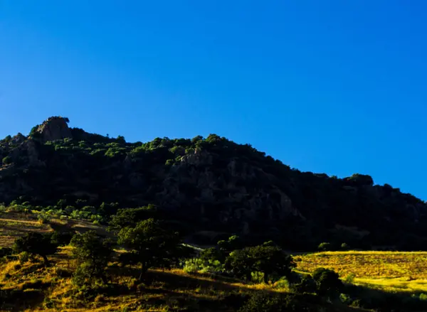 Sommets Montagneux Dans Région Andalouse Paysage Montagneux Typique Nature Sauvage — Photo