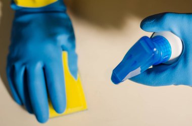 Lastik eldiven yüzeyleri seramik karo, temizlik eller güvenli ve Hijyenik Temizleme, evi temiz tutmak