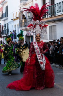 Nerja, İspanya - 10 Şubat 201