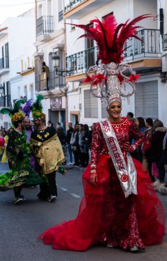 Nerja, İspanya - 10 Şubat 201