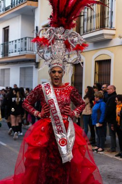 Nerja, İspanya - 10 Şubat 201