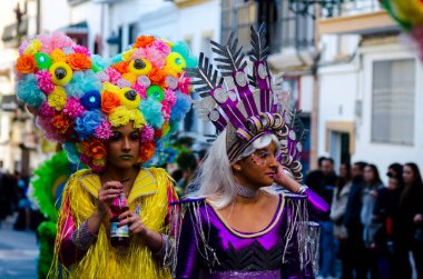 Nerja, İspanya - 10 Şubat 201