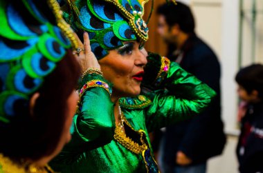 Nerja, İspanya - 10 Şubat 201