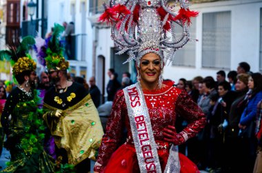 Nerja, İspanya - 10 Şubat 201