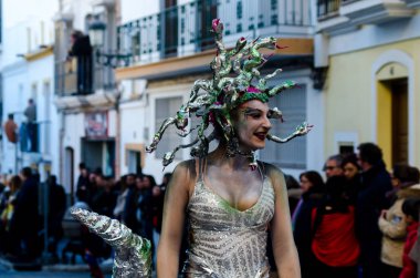 Nerja, İspanya - 10 Şubat 201
