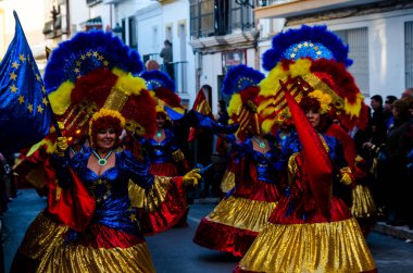 Nerja, İspanya - 10 Şubat 201