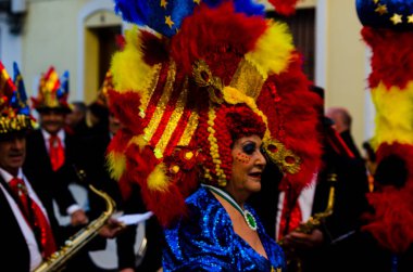 Nerja, İspanya - 10 Şubat 201