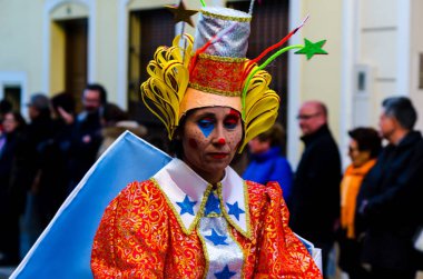 Nerja, İspanya - 10 Şubat 201