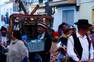 Nerja, İspanya - 10 Şubat 201