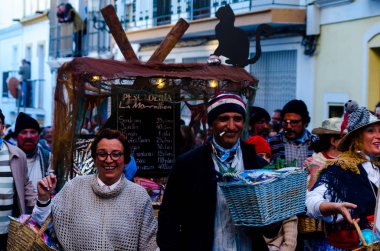 Nerja, İspanya - 10 Şubat 201