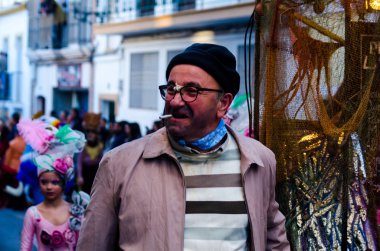 Nerja, İspanya - 10 Şubat 201