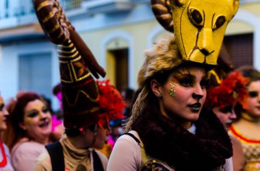 Nerja, İspanya - 10 Şubat 201