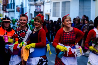 Nerja, İspanya - 10 Şubat 201
