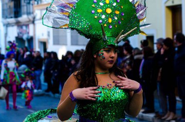 Nerja, İspanya - 10 Şubat 201