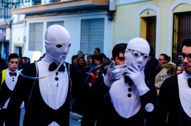Nerja, İspanya - 10 Şubat 201
