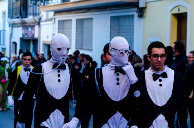 Nerja, İspanya - 10 Şubat 201