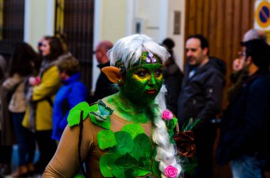 Nerja, İspanya - 10 Şubat 201