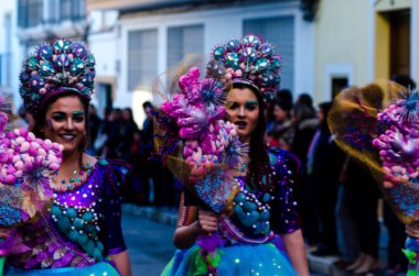 Nerja, İspanya - 10 Şubat 201