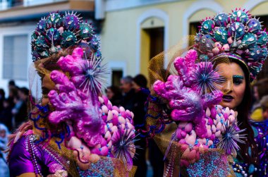Nerja, İspanya - 10 Şubat 201