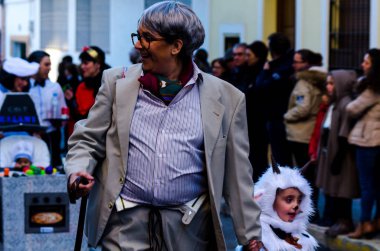 Nerja, İspanya - 10 Şubat 201