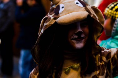 Nerja, İspanya - 10 Şubat 201