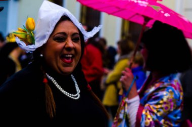 Nerja, İspanya - 10 Şubat 201