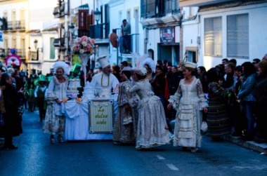 Nerja, İspanya - 10 Şubat 201