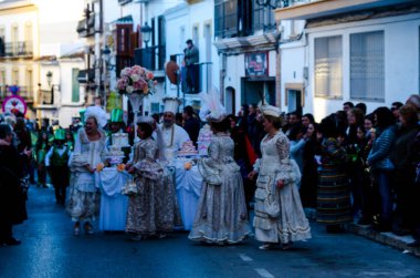 Nerja, İspanya - 10 Şubat 201
