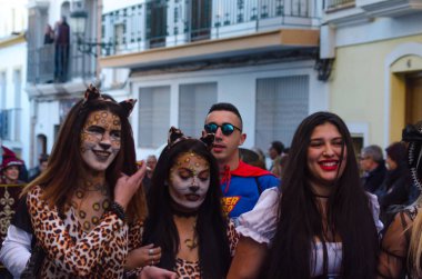 Nerja, İspanya - 10 Şubat 201