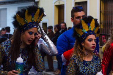 Nerja, İspanya - 10 Şubat 201