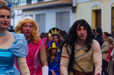 Nerja, İspanya - 10 Şubat 201