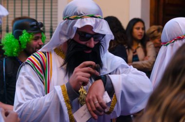 Nerja, İspanya - 10 Şubat 201