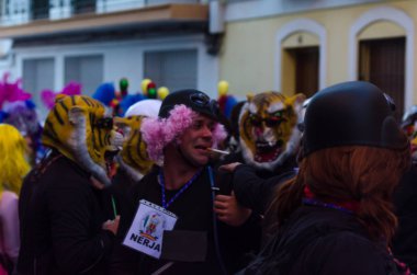 Nerja, İspanya - 10 Şubat 201