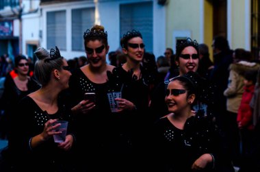 Nerja, İspanya - 10 Şubat 201