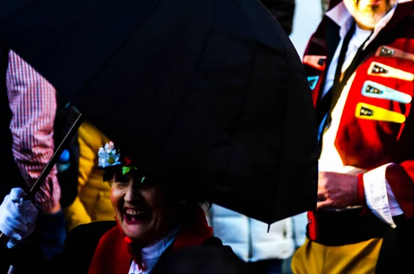 Velez Malaga, İspanya-3 Şubat 2018, karnaval sokaklarda